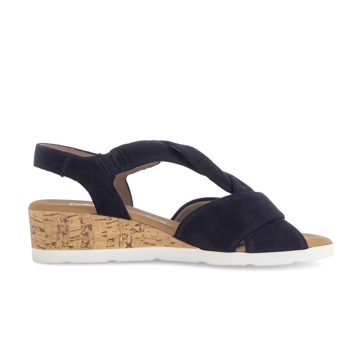 Keilsandalette blau #1