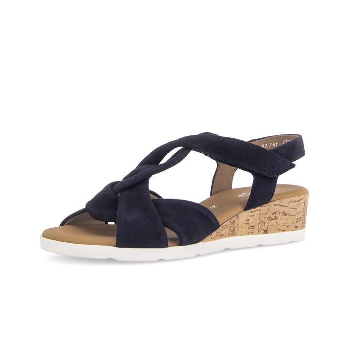 Keilsandalette blau #2