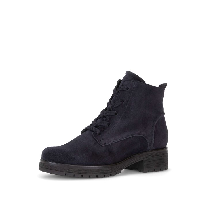 Stivaletto stringato blu #2