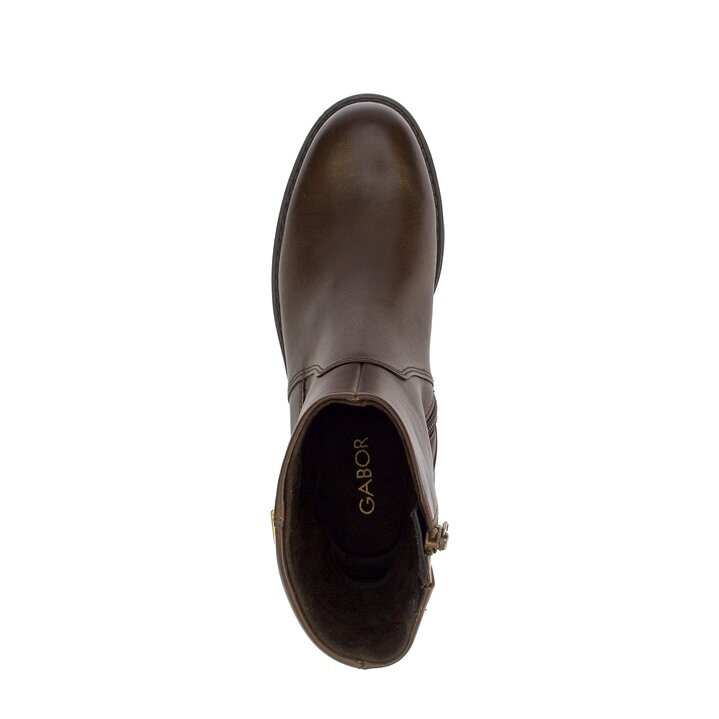 Sportliche Stiefelette braun #5