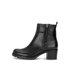 Sportliche Stiefelette schwarz