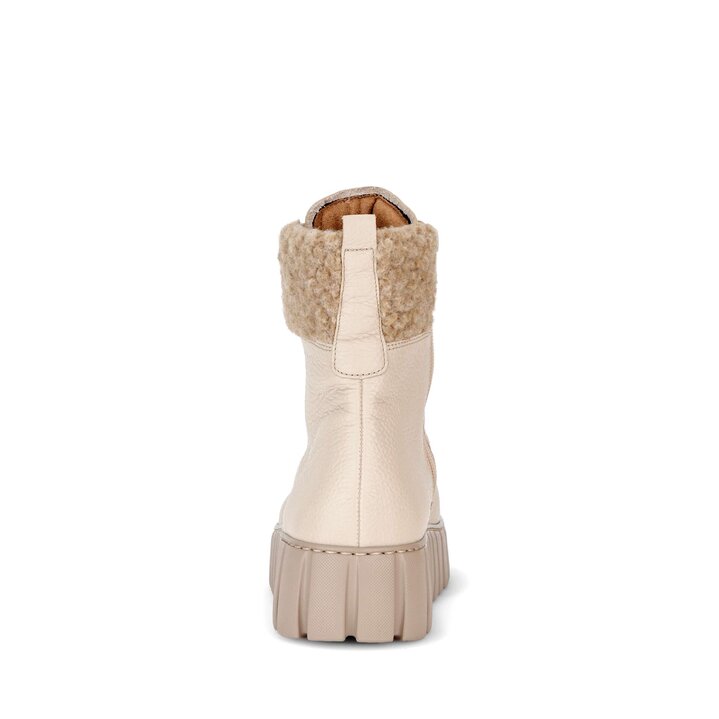 Plateau Stiefelette creme #3