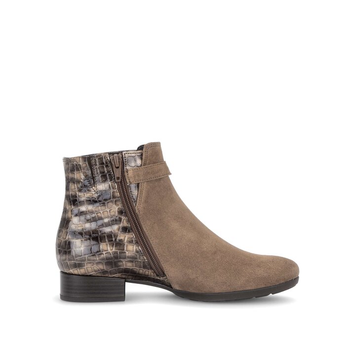 Elegante Stiefelette braun #1