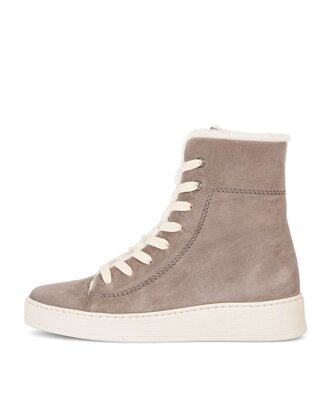 Sneaker high beige