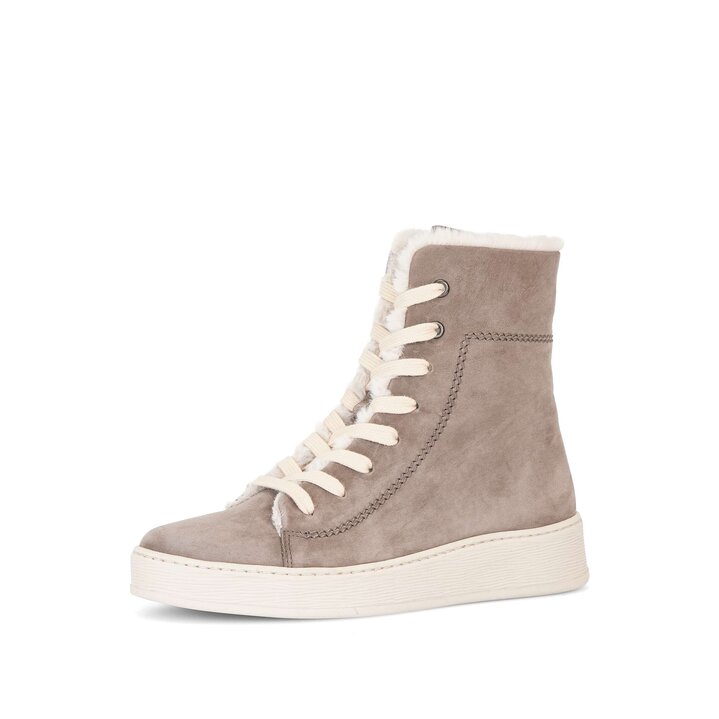 Sneaker high beige #2