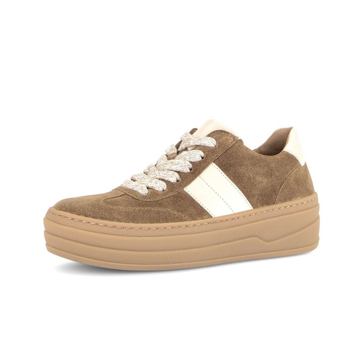 Lage sneaker bruin #2