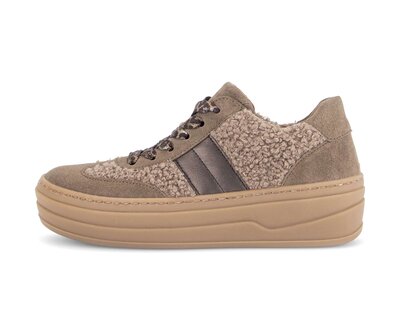 Sneaker low braun