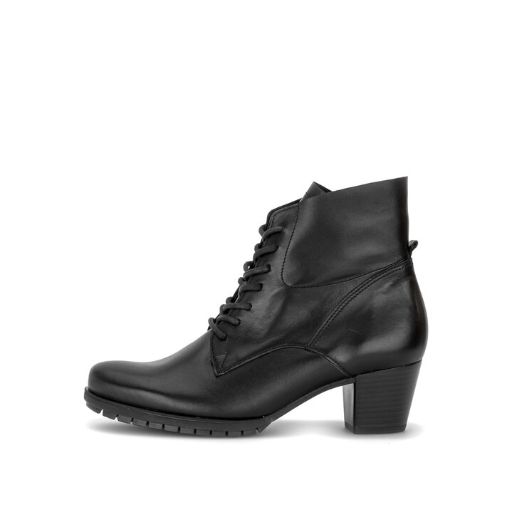 Schnürstiefelette schwarz #0