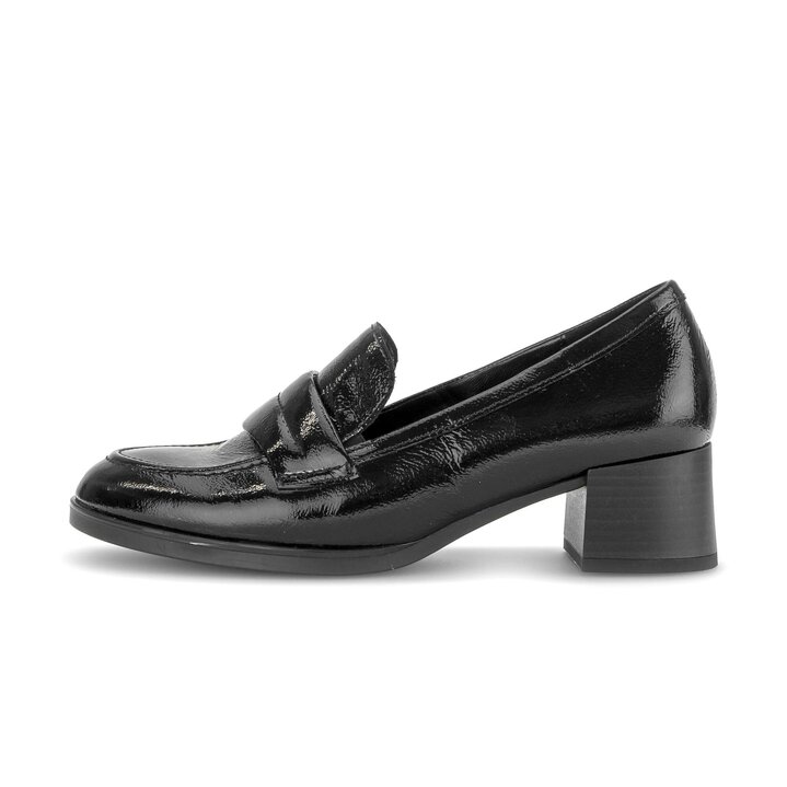 Chaussures emboîtantes à talon noir #0