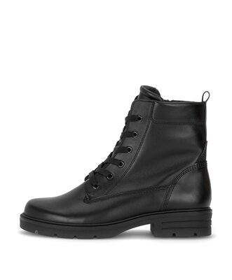 Schnürstiefelette schwarz