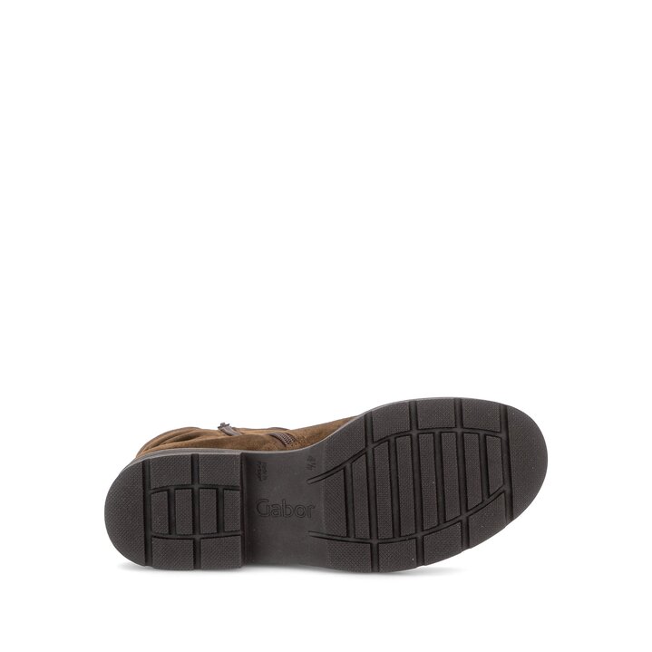 Sportliche Stiefelette braun #4