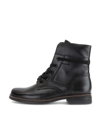 Schnürstiefelette schwarz