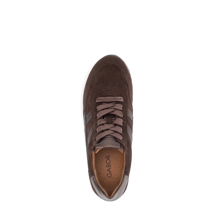 Lage sneaker bruin #5
