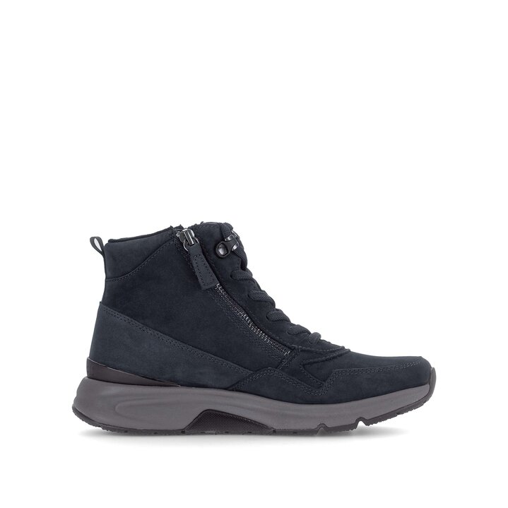Schnürstiefelette blau #1