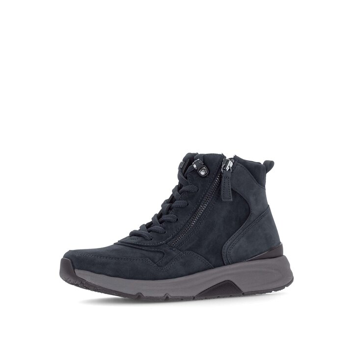 Schnürstiefelette blau #2
