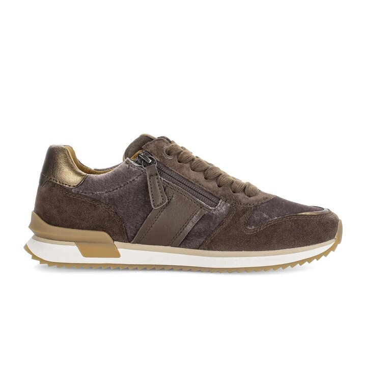 Lage sneaker bruin #1
