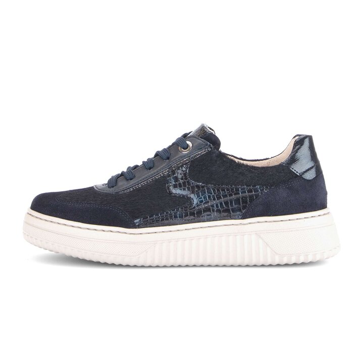 Lage sneaker blauw #0