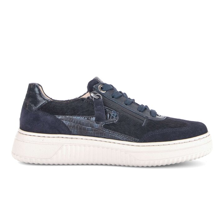 Lage sneaker blauw #1