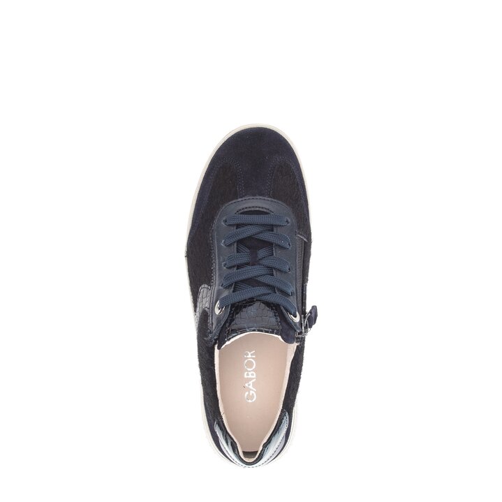 Lage sneaker blauw #5