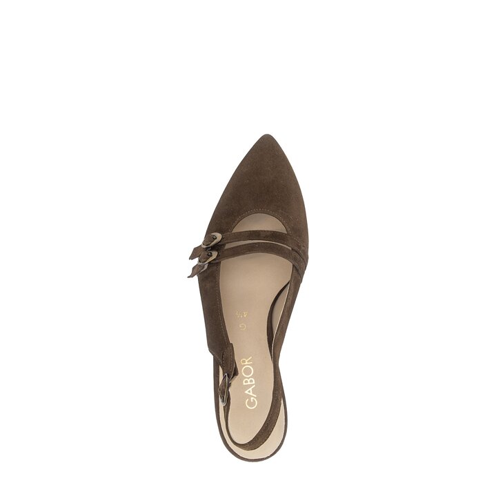 Slingback marrone #5