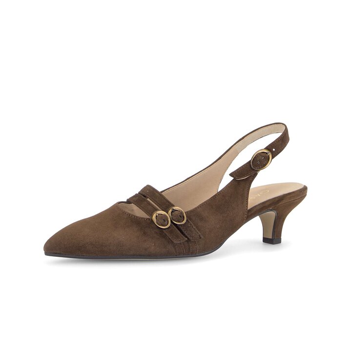 Slingback marrone #2