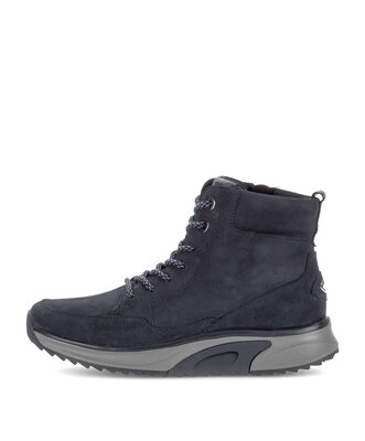 Schnürstiefelette blau