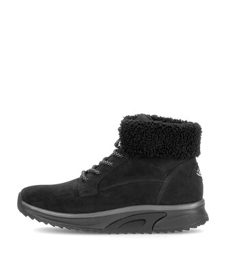 Schnürstiefelette schwarz