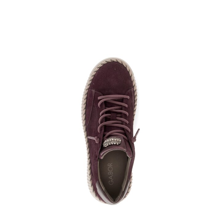 Lage sneaker rood #5