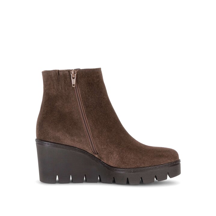 Bottine plateau marron #1