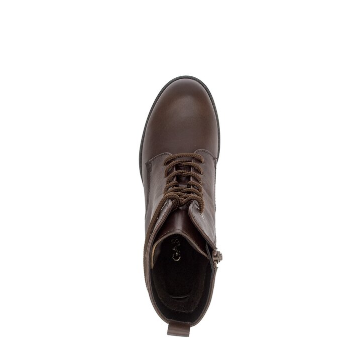 Bottine à lacets marron #5
