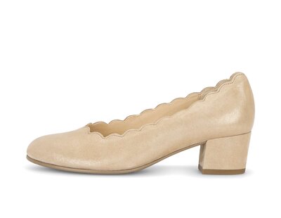 Eleganter Pump beige