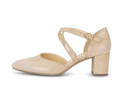Spangenpumps beige