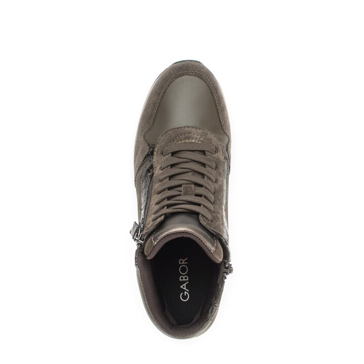 Sneaker high grön #5