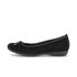Sportliche Ballerina schwarz