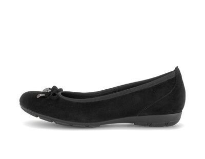 Sportliche Ballerina schwarz