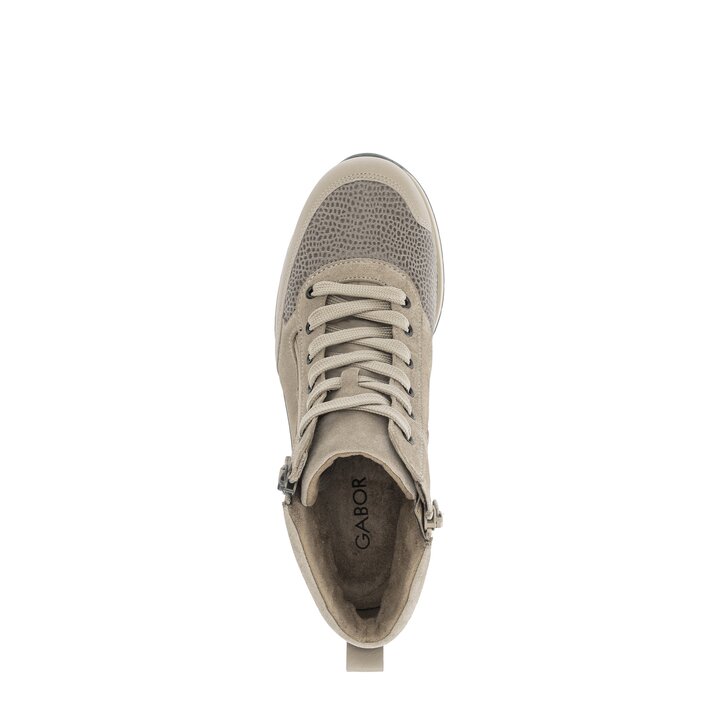Sneaker high beige #5