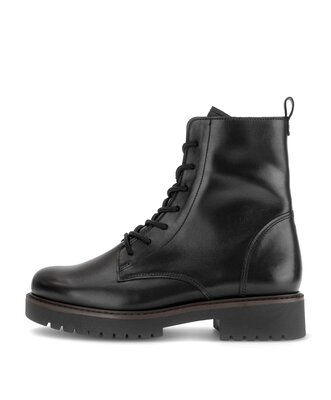 Schnürstiefelette schwarz