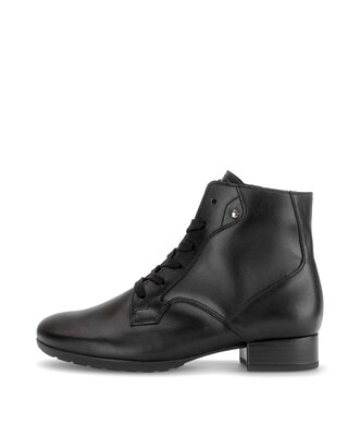 Schnürstiefelette schwarz