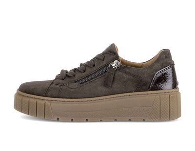 Basket basse marron