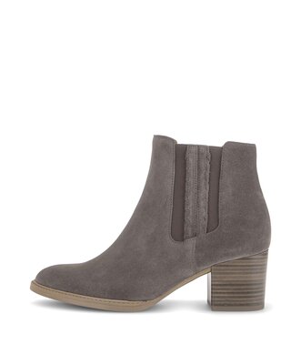 Sportliche Stiefelette grau