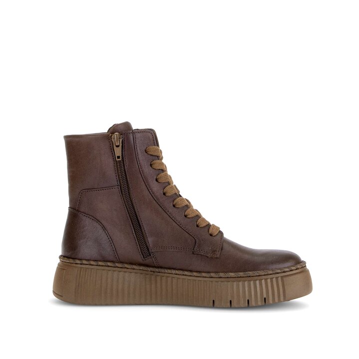 Schnürstiefelette braun #1