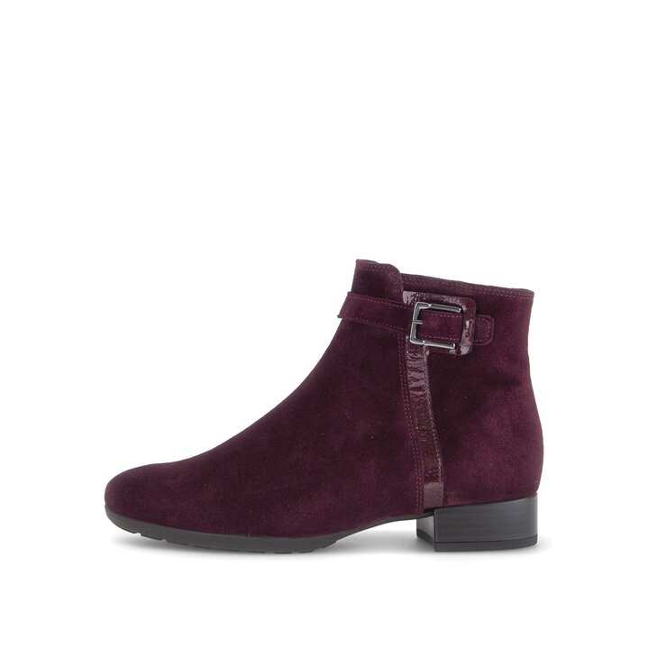 Elegante Stiefelette rot #0