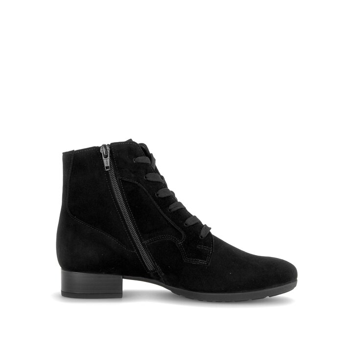 Schnürstiefelette schwarz #1