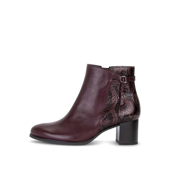 Elegante Stiefelette rot #0
