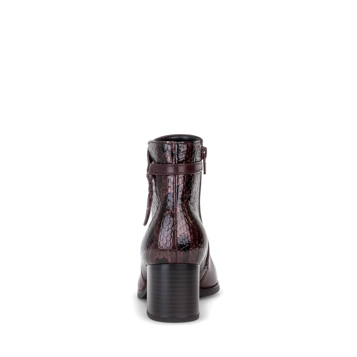 Elegante Stiefelette rot #3
