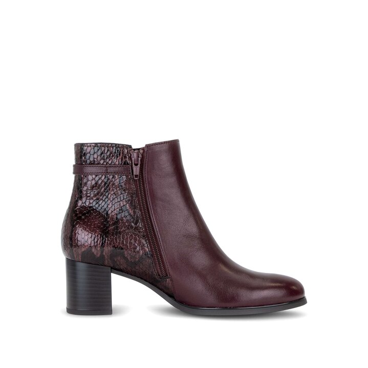 Elegante Stiefelette rot #1