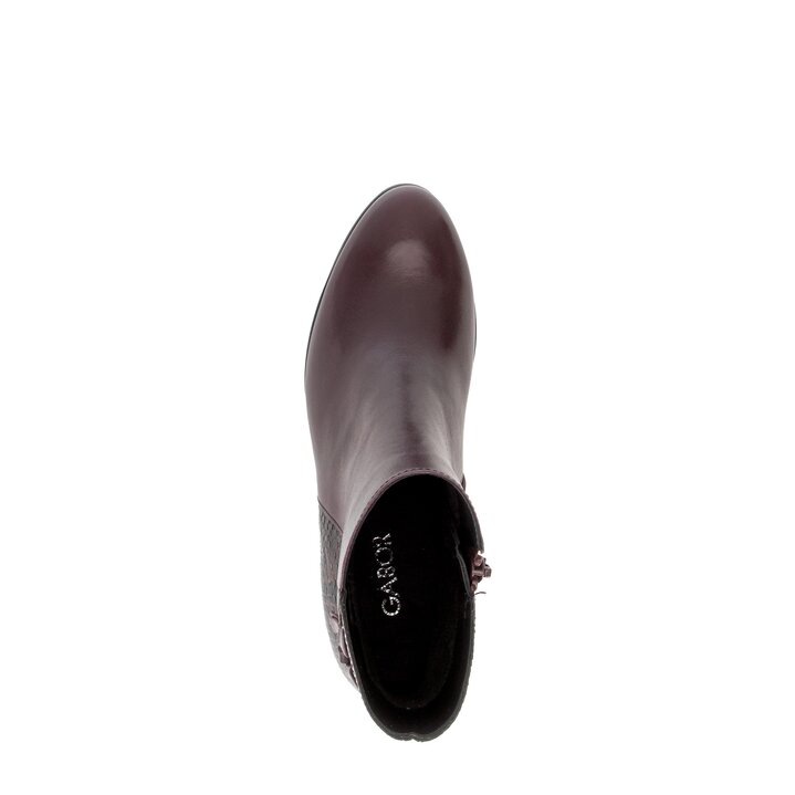 Elegante Stiefelette rot #5