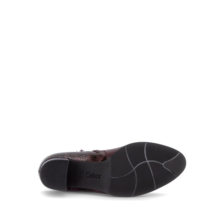 Elegante Stiefelette rot #4