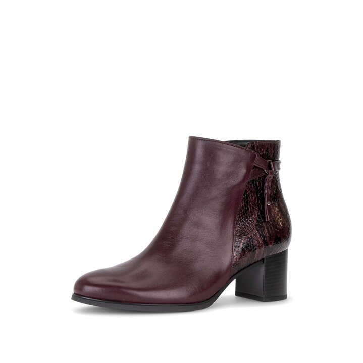 Elegante Stiefelette rot #2