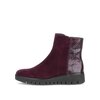 Sportliche Stiefelette lila